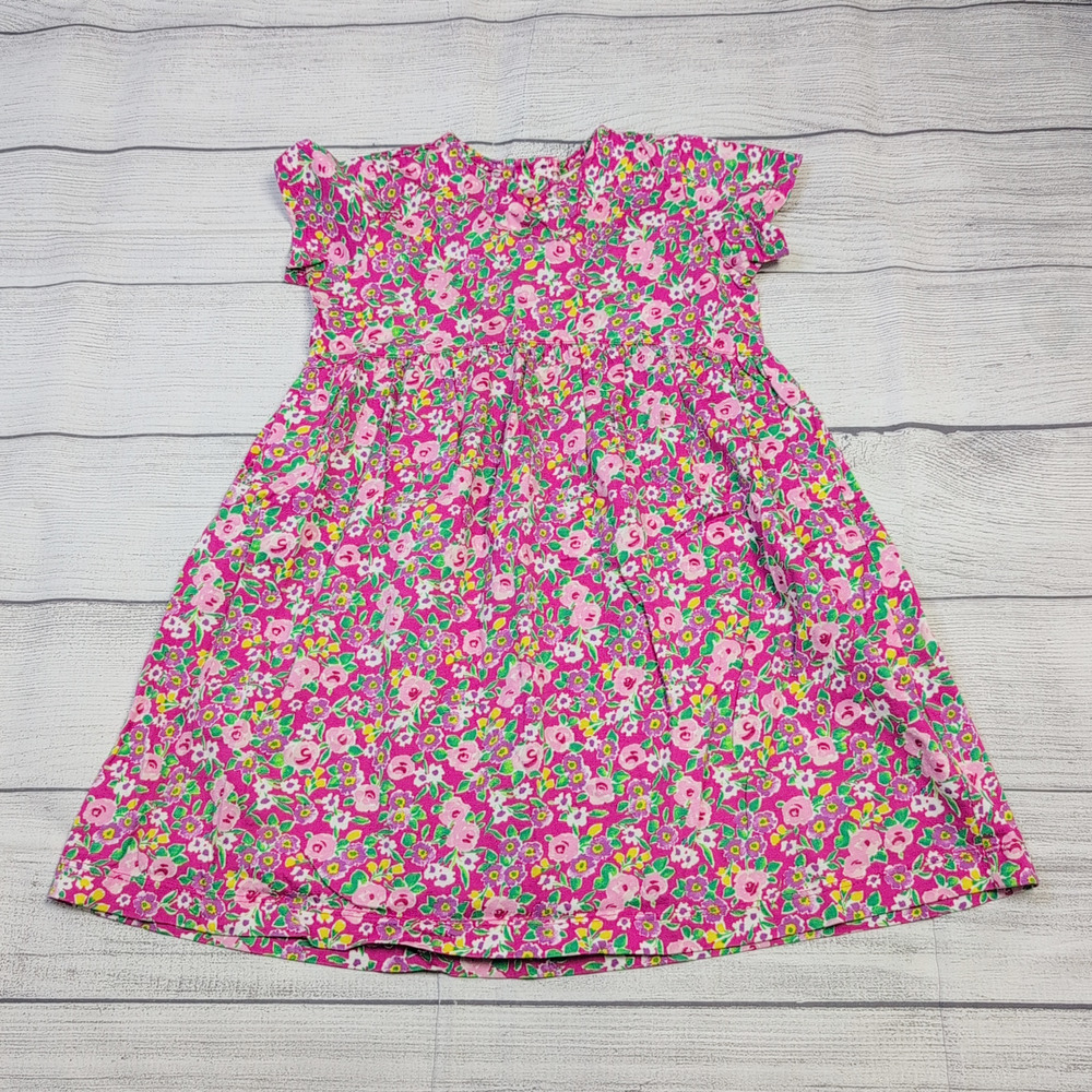 4 Hanna Andersson Vintage Pink Floral Dress